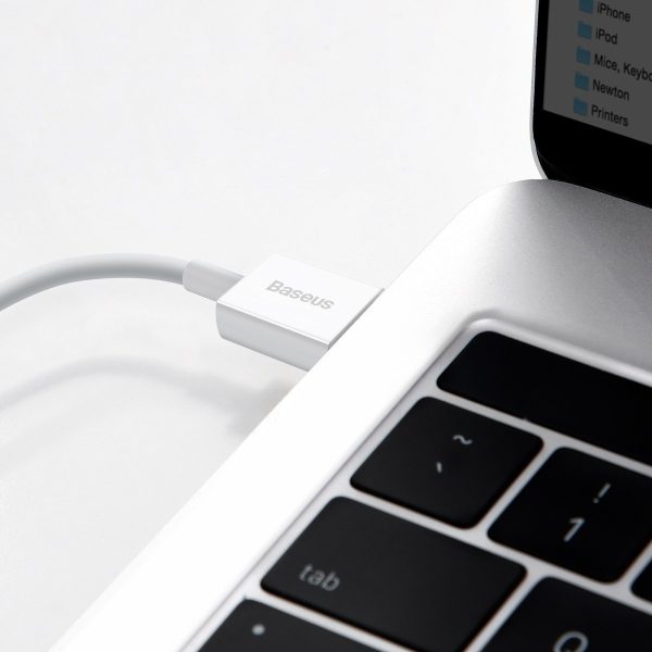 Baseus Superior Series Cable USB to Lightning 2.4A 1,5m (white) - Image 6