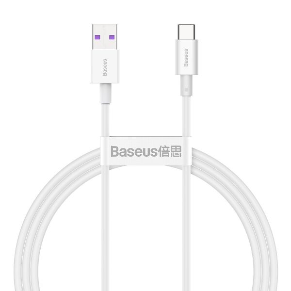 Baseus Superior Series Cable USB to USB-C, 66W, 1m (white) - Image 2