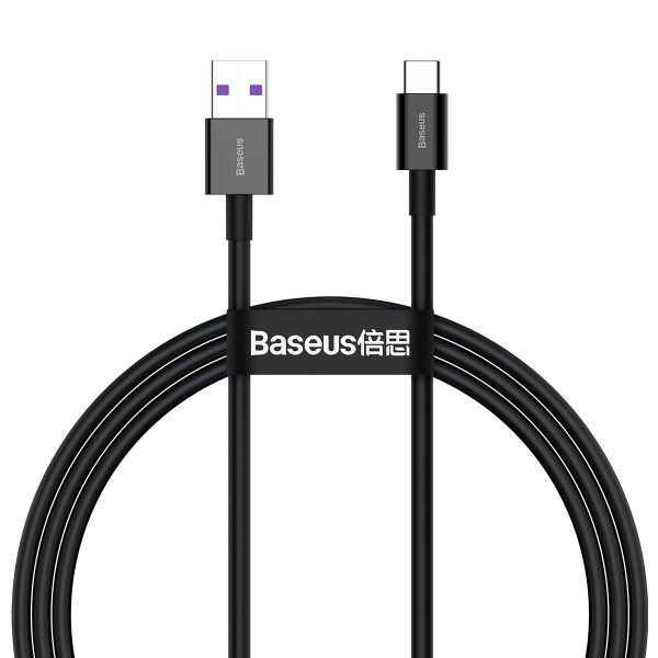 Baseus Superior Series Cable USB to USB-C, 66W, 1m (black) - Image 2