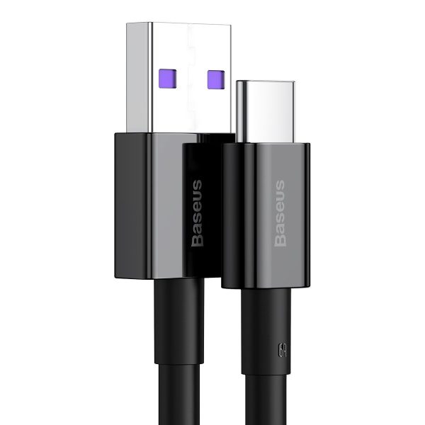 Baseus Superior Series Cable USB to USB-C, 66W, 1m (black) - Image 4