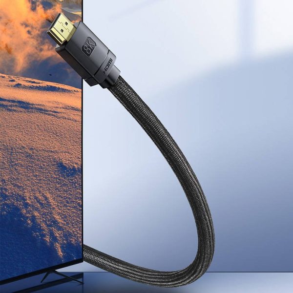 Baseus High Definition Series HDMI 2.1 cable, 8K 60Hz, 3D, HDR, 48Gbps, 1m (black) - Image 6