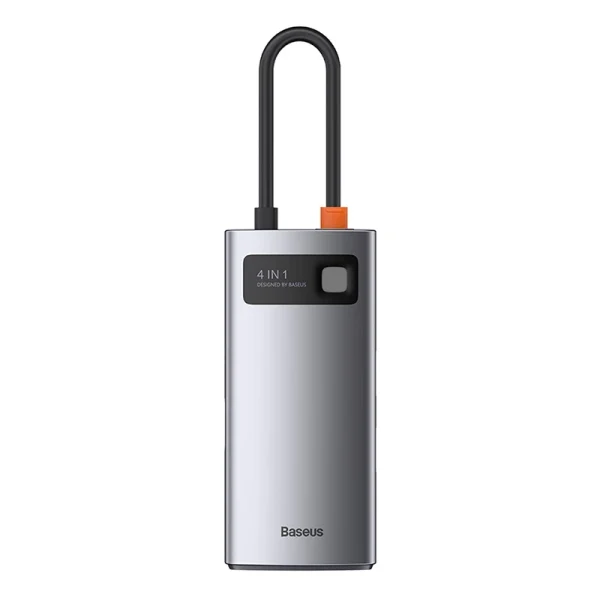Hub 4in1 Baseus Metal Gleam Series, USB-C to USB 3.0 + USB 2.0 + HDMI + USB-C PD - Image 2