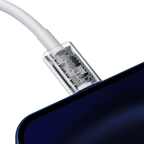 Baseus Superior Series Cable USB-C to Lightning, 20W, PD, 1m (white) - Image 5