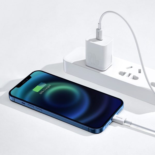 Baseus Superior Series Cable USB-C to Lightning, 20W, PD, 1m (white) - Image 6
