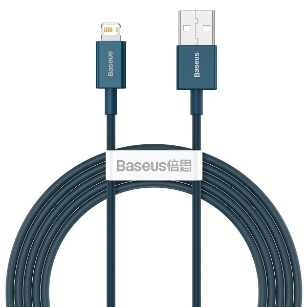 Baseus Superior Series Cable USB to iP 2.4A 2m (blue) - Image 2