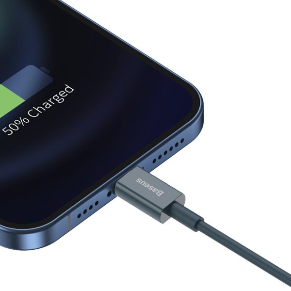 Baseus Superior Series Cable USB to iP 2.4A 2m (blue) - Image 6