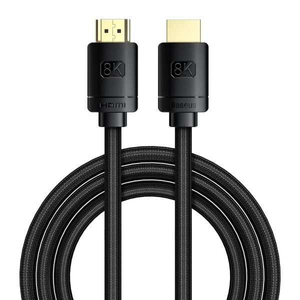 Baseus High Definition Series HDMI 2.1 cable, 8K 60Hz, 3D, HDR, 48Gbps, 2m (black) - Image 2