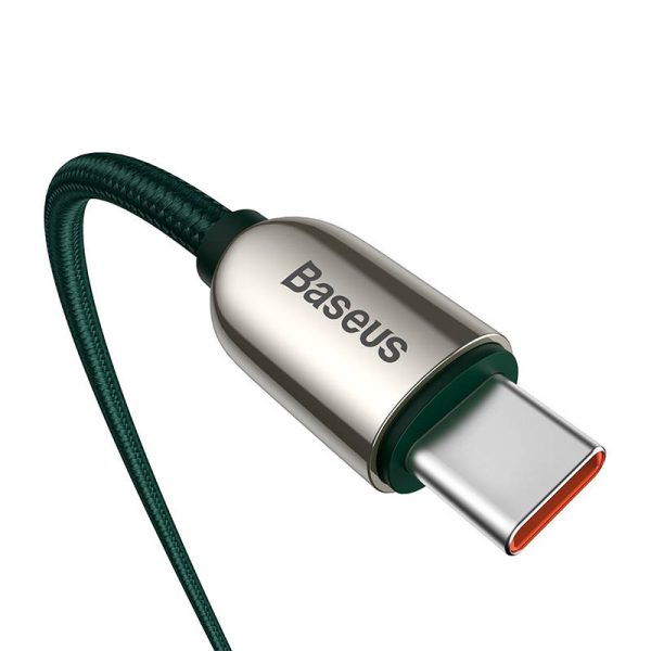 Baseus Display Cable USB-C to USB-C 100W 1m (green) - Image 5