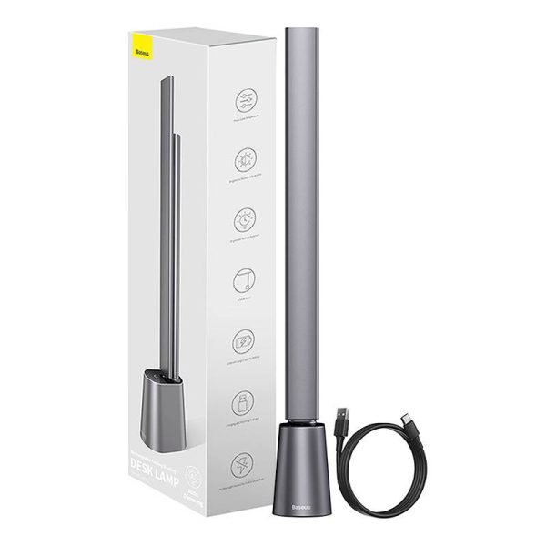 Baseus Smart Eye folding desk lamp rechargeable (grey)