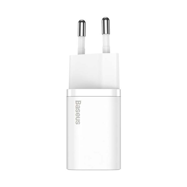 Baseus Super Si Quick Charger 1C 20W with USB-C cable for Lightning 1m (white) - Image 2