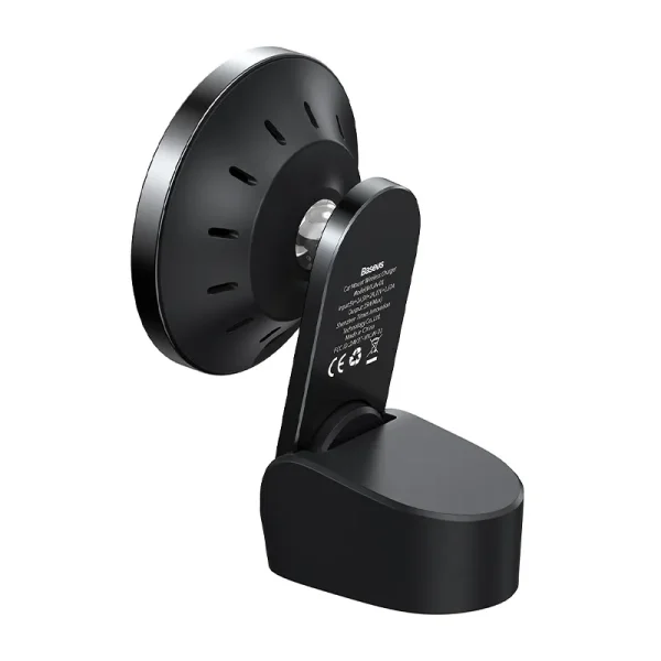 Baseus Big Energy car mount with wireless charger 15W for Iphone 12 / Iphone 13 (Black) — изображение 3