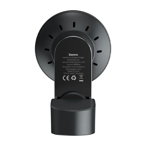 Baseus Big Energy car mount with wireless charger 15W for Iphone 12 / Iphone 13 (Black) — изображение 5