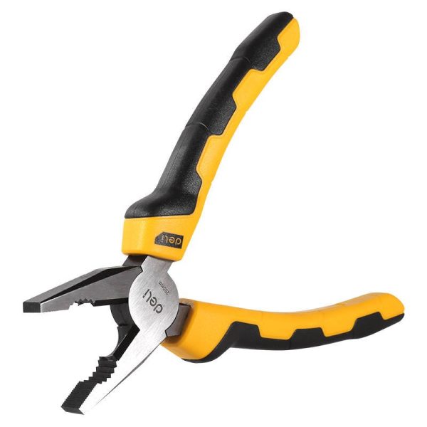 Combination pliers 8" Deli Tools EDL2008 (yellow) — изображение 2