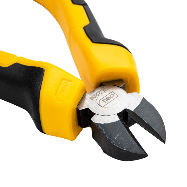 Diagonal Pliers 6" Deli Tools EDL2206 (yellow) - Image 3