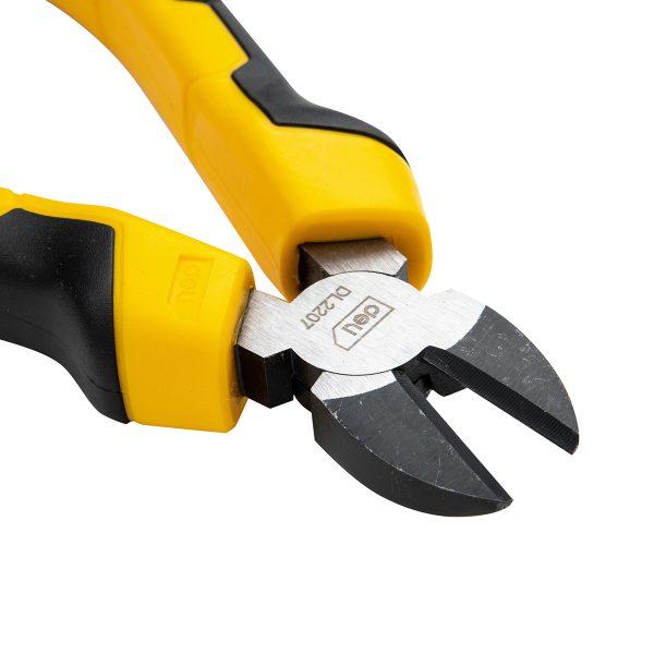 Diagonal Pliers 7" Deli Tools EDL2207 (yellow) - Image 2
