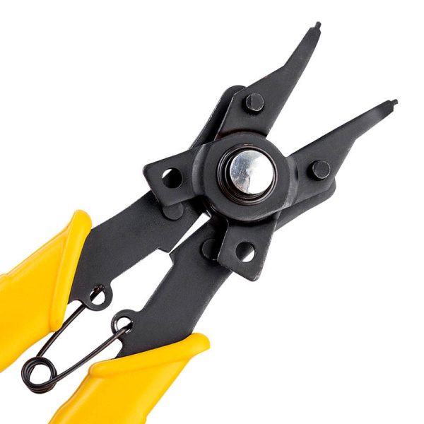 Circlip Pliers 6" Deli Tools EDL104506 (yellow) - Image 2