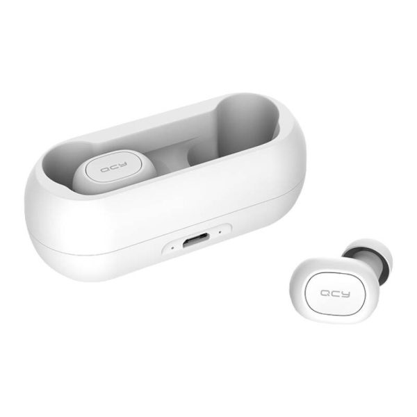 TWS QCY T1C Headphones (white) - Image 4