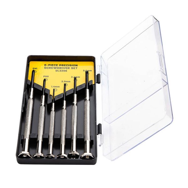 Precision Screwdriver set 6 pcs Deli Tools EDL3206 - Image 3