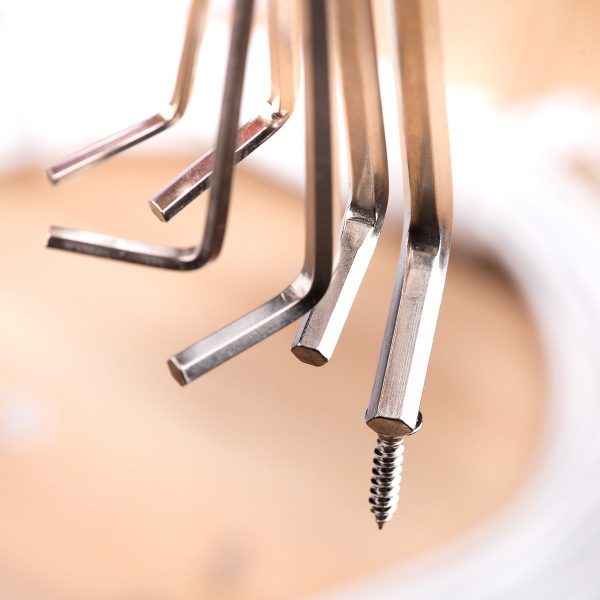 Hex Key Sets 1.5-6mm Deli Tools EDL3080 (silver) - Image 3