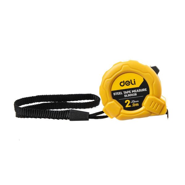 Steel Measuring Tape 2m/13mm Deli Tools EDL9002B (yellow) — изображение 6