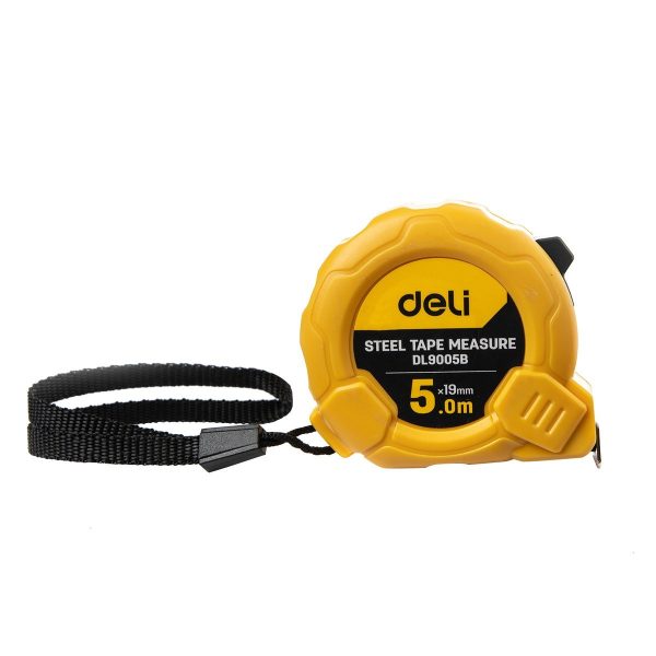 Steel Measuring Tape 5m/19mm Deli Tools EDL9005B (yellow) - Image 5