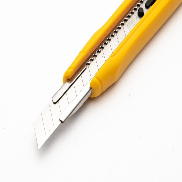 Cutter 9mm SK4 Deli Tools EDL009B (yellow) - Image 2