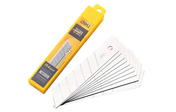 Cutter 25mm 10 pcs blade head Deli Tools EDL-DP05 (silver) - Image 4