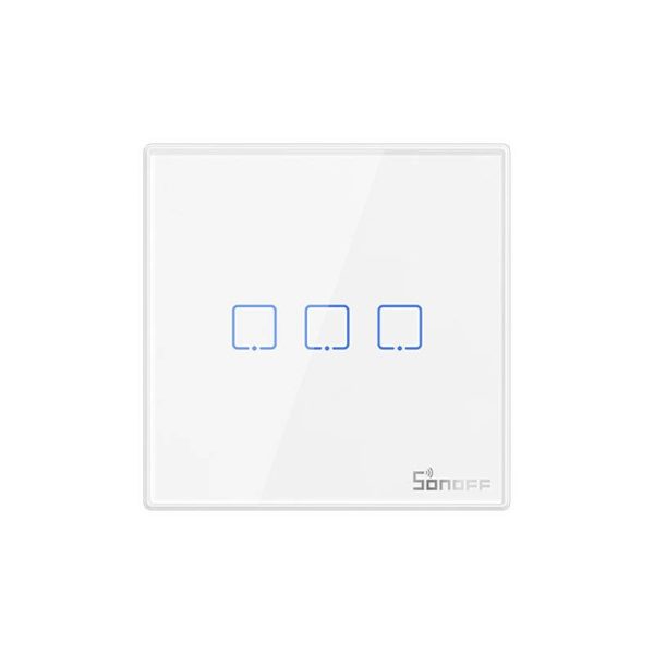 Smart Wireless Wall Switch Sonoff T2EU3C-RF 433MHz (3-channel) - Image 2
