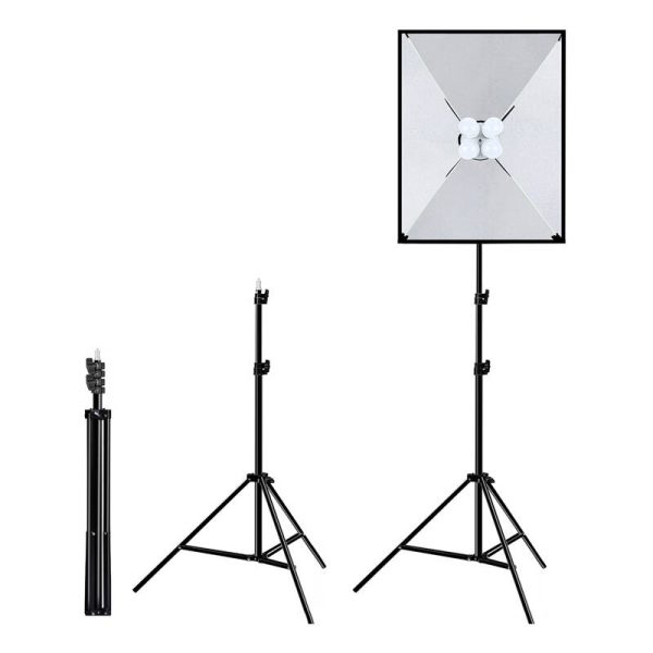 Studio set Puluz softbox 50x70cm, tripod, LED bulb 4 pcs PU5071EU - Image 5