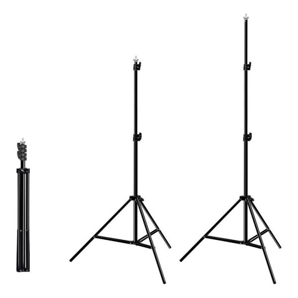 Puluz 2x3m photo backdrop set/stand + photo backdrops 3 pcs PKT5205 - Image 3