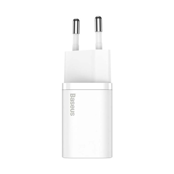 Baseus Super Si Quick Charger 1C 25W with USB-C cable for USB-C 1m (white) - Image 2