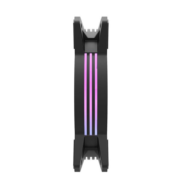 Computer Fan Set Darkflash C6,  RGB, 3in1 120x120 (black) - Image 4