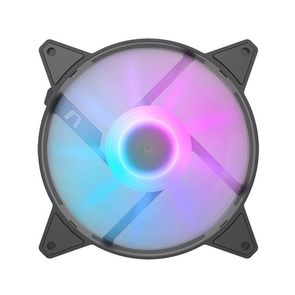 Computer Fan Set Darkflash C6,  RGB, 3in1 120x120 (black) - Image 2