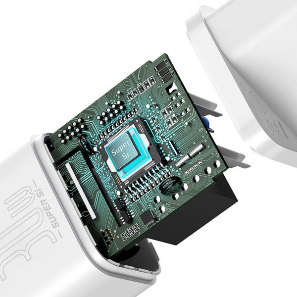Quick Charger Baseus Super Si 1C 30W (white) - Image 6