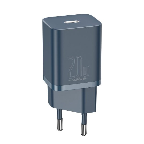 Baseus Super Si Quick Charger 1C 20W with USB-C cable for Lightning 1m (blue) - Image 3