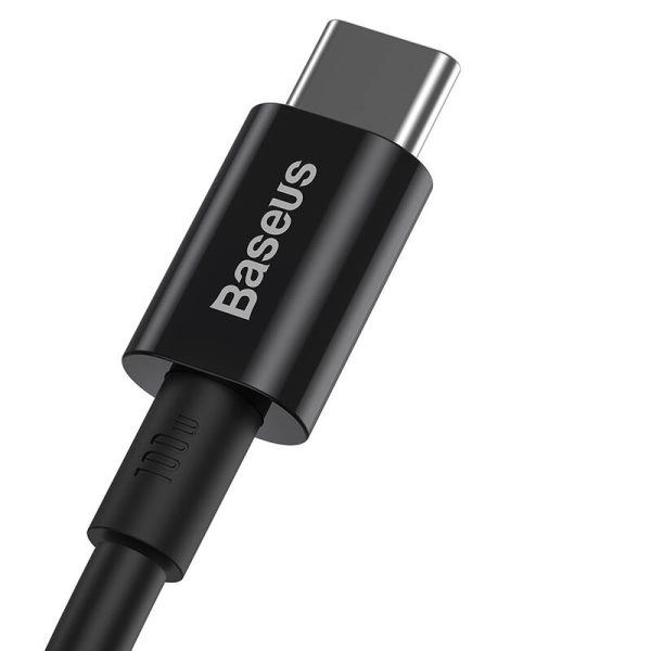 Baseus Superior Series Cable USB-C to USB-C, 100W, 2m (black) - Image 2