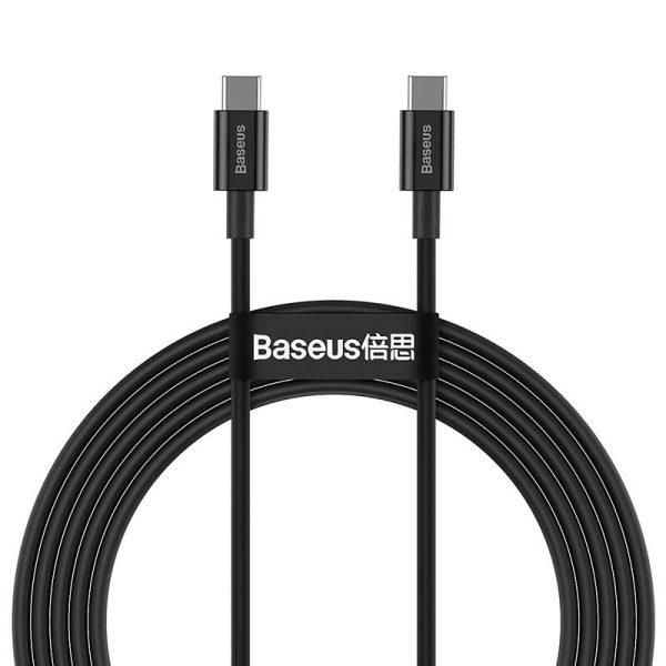 Baseus Superior Series Cable USB-C to USB-C, 100W, 2m (black) - Image 6