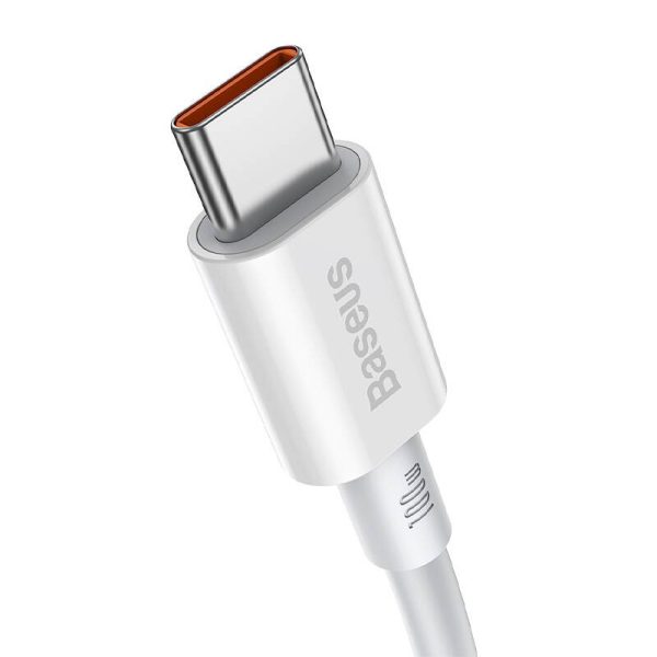 Baseus Superior Series Cable USB-C to USB-C, 100W, 2m (white) - Image 5