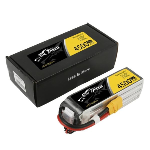 Tattu 4500mAh 22.2V 25C 6S1P XT90 battery - Image 4