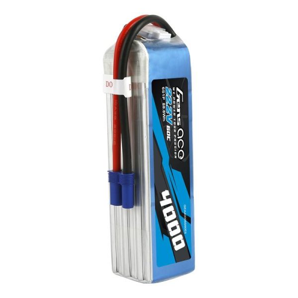 Gens Ace 4000mAh 22.2V 60C 6S1P EC5 battery - Image 4