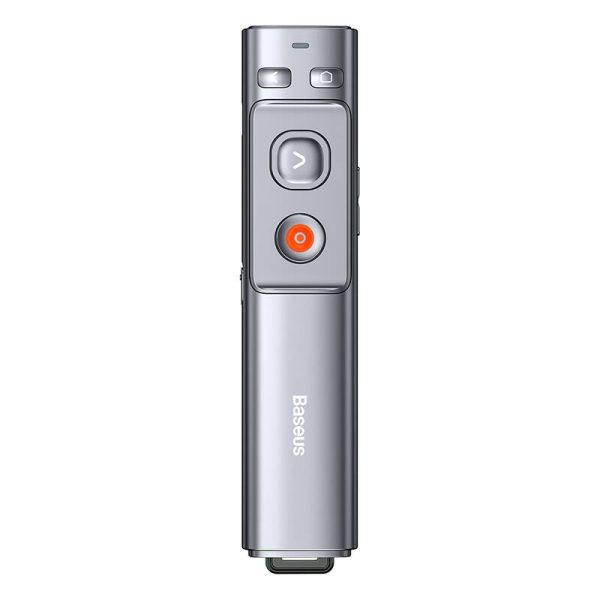 Baseus Orange Dot Multifunctionale remote control for presentation, with a laser pointer - gray - Image 5