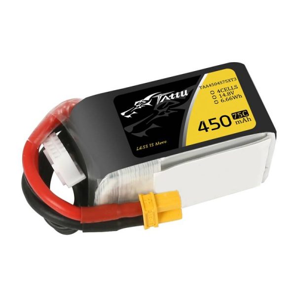 Tattu 450mAh 14.8V 75C 4S1P battery - Image 2
