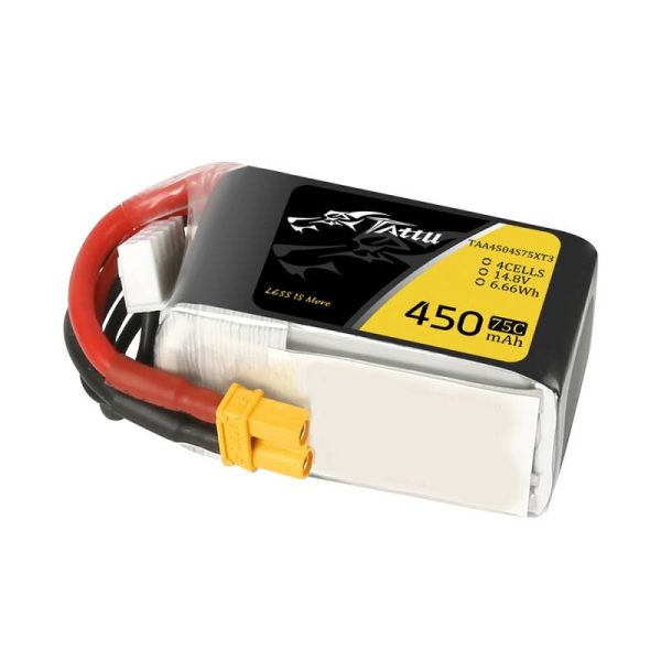 Tattu 450mAh 14.8V 75C 4S1P battery - Image 3