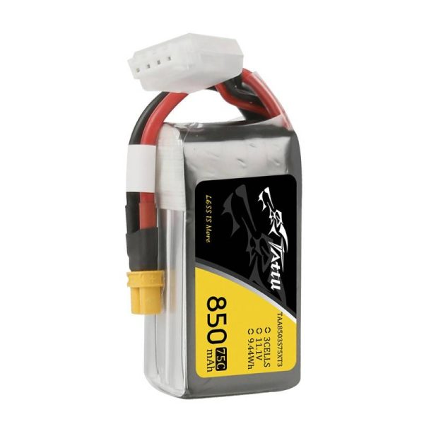 Tattu 850mAh 11.1V 75C 3S1P Battery Connector XT30 - Image 4