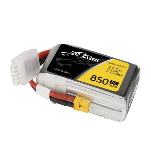 Tattu 850mAh 14.8V 75C 4S1P battery - Image 2