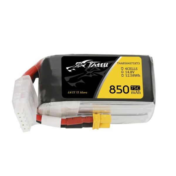 Tattu 850mAh 14.8V 75C 4S1P battery - Image 3