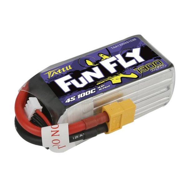 Tattu Funfly 1300mAh 14.8V 100C 4S1P battery - Image 2