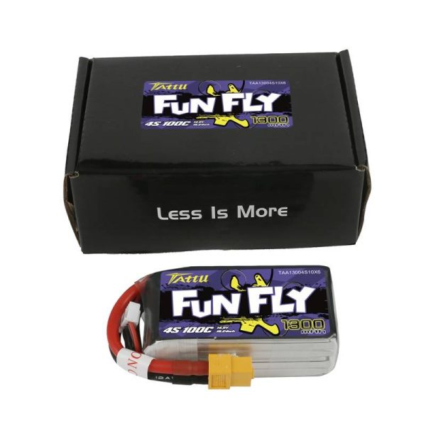 Tattu Funfly 1300mAh 14.8V 100C 4S1P battery - Image 5