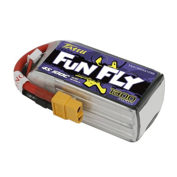 Tattu Funfly 1300mAh 14.8V 100C 4S1P battery - Image 3