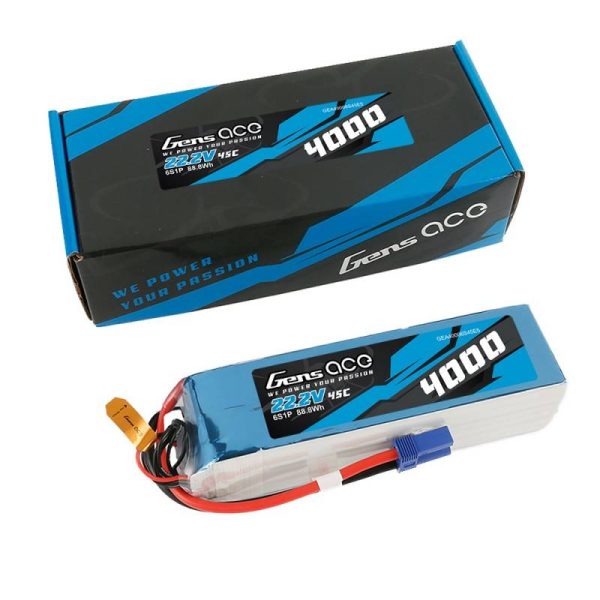 Gens Ace 4000mAh 22.2V 45C 6S1P battery - Image 5